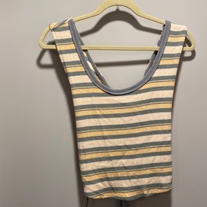 Stripe Free People Wrap Tank